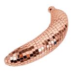 3st Bananenornamente Statue Mir Dekoration Disco-Banane Dekorative Früchte Bananendekor Für Zu Hause Bananenfigur Für Den Tisch Disco-Party-Ornament Disco-fruchtmodell Glas