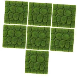 7 stuks gesimuleerd mosschuim, grasmos-tapijt, valse bruiloftsdecoraties, tapijten, kunstmos, wanddecoratie, kunstmoswand, ophanghaakje, heg