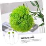 2St kunstpflanze kunstplflanze dekoring pflanzendeko blumenvasen falsche grüne Stiele Buchsbaum Kugel zimmerpflanzen Pflanzen dekor Büro künstliche Pflanzen Weich-PVC Light Gree