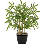 43 cm kunstplant bamboe bonsai in zwarte keramische pot kunstbamboe kamerplant voor badkamer, eetkamer, woonkamer decoratie
