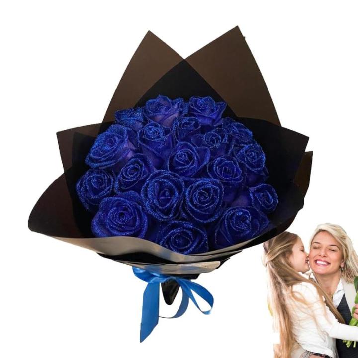 Künstlicher Rosenblumenstrauß – Bouquet, romantische gefälschte unsterbliche Rosenblumen | Hochzeitsstrauß, Home Party Dekoration für Freundin