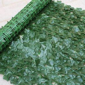 Kunstmatige klimopheining voor buiten huis tuin privacy groen blad nep planten panelen voor tuin balkon decoratie 100 x 200 cm