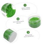 3 Stück 1 Moosrasenpulver Mikrolandschaft Rasen selber Machen hochzeitsdeko kunstpflanze Modelle Verbandsbehälter Nylon-Rasenpulver Simulation Rasenpulver für DIY