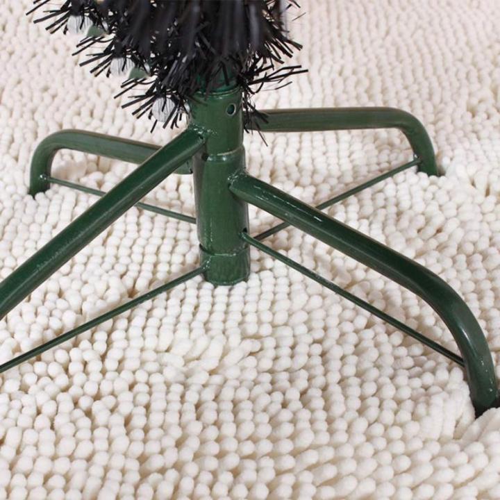 Weihnachtsdekoration Weihnachtsbaum, 5 Fuß Premium Klappbarer PVC-Weihnachtskieferbaum Mit Massiven Metallbeinen Künstlicher Weihnachtsbaum-Schwarz 150c Modisch，Black-180cm(6Ft