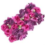 Perfekt für den Innen- und Außenbereich, künstliche Blumen-Wandpaneele zur Dekoration (5#)