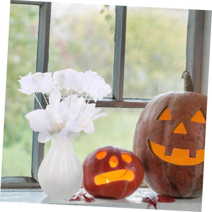 8st Augenblumenarrangement Dekoration Augäpfel Halloween- Alien Aufblasbar Coole Sachen Für Dein Diffusor Fälschung Gefälschte Pflanzen Weinreben-dekor Polyester Weiß