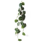 Set van 2 Anthuria-bladslinger, 110 cm, groen-wit