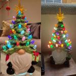 Zwerg-Weihnachtsbaum – Zwerg-Weihnachtsbäume, kleine Weihnachtswichtel, Dekoration, Weihnachtsdekoration, für Tisch, Zuhause, Zimmer, Tisch, Kamin, Büros, Halloween, Thanksgiv