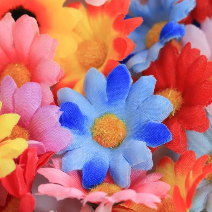 200 stuks , madeliefjes, kunstrozen, kunstzonnebloemen, decoratie voor bruiloften, feesten, thuis
