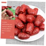 2 Sätze Simulierte Jujube Hochzeitsdeko Hochzeits Dekoration Realistisches Rotes Datum Lebensechte Nussdekoration Realistisches Datum Simulation Getrockneter Jujube 30 Stück * 2