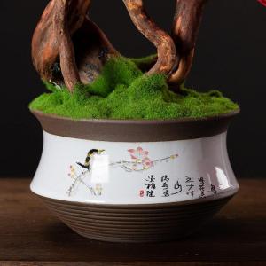 Künstlicher Bonsai-Baum Künstliche Pflanzen, Kiefern-Bonsai, Innendekoration, gefälschter Bonsai mit Keramiktopf, Feng Shui, Glück, Glück, Bonsai-Baum, künstliche Wohnzimmer-