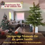 Kleine kunstkerstboom, 65 cm, natuurgetrouwe replica met spuitgietelementen, kunstkerstboom, decoratie, dennenboom, kerstdecoratie (groen, 65 cm)