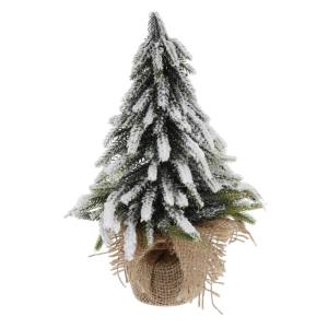 Weihnachtsbaum Weihnachtsdekoration Drinnen Mini-schneebaum Weihnachtskiefer Weihnachtliche Tischdeko Mattierte Weihnachtsbäume Verschneiter Tischbaum Dekoriert Vor Green Sport