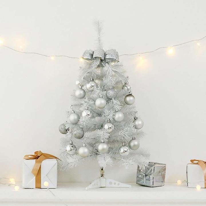 Kerstboom met verlichting 45 cm lichtketting kerstboom mini kerstboom kunstkerstboom kerstdecoratie tafel kerstboom kerstcadeaus kerstboom wit