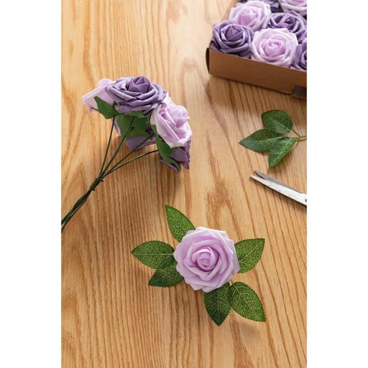 25 stuks echt uitziende nep roos hoofd, nepbloemen Realfor DIY bruiloft boeketten Centerpieces arrangementen Party Home Decoraties, Freecombination2