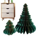Weihnachtsbaum aus Papier, Weihnachtsbaum aus Papier basteln | Weihnachtsbaum-Papiermodell,Weihnachtsbaum-Weihnachtsdekoration, Szenen-Layout-Requisiten, 2 x für Tischdekoration