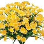 Künstliche Blumen Gänseblümchen UV-beständig Farbecht Kunststoff Pflanze für Home Decor