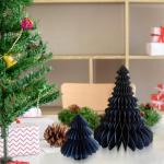 Weihnachtsbaumaufsatz aus Papier,Weihnachtsbaumschmuck aus Papier, Papier-Weihnachtsbaum- -Bastelarbeiten, Mehrschichtige Spleiß-Weihnachtsbaum-Weihnachtsdekoration für Tischdeko