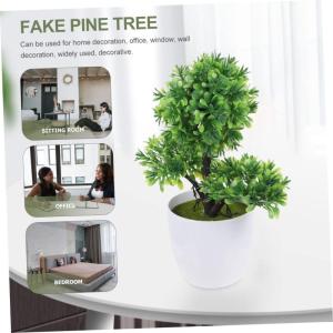 6 STK simulierte Topfpflanze künstlicher Bonsai falsche Pflanzenverzierung kunstpflanze kunstplflanze künstliche Pflanzen Dekor Pflanzen für Schlafzimmer Haustürpflanzen in Tö