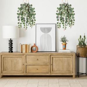 Kunstmatige hangende planten, decoratieve neppotplanten, hartenkoord planten binnen en buiten, nepplanten voor thuis, muur, woonkamer, slaapkamer, kantoordecoratie