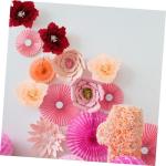 10 Stück Papierdekor Papierblumen Hängende Dekorpapierpapier Bastelarbeiten Schmücken Hängende Dekore
