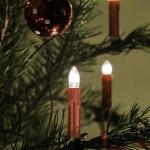 Lichtsnoer kerstboom, 30 boomkaarsen, 23,3 m, made-in-Duitsland, lichtketting met stekker, deelbaar, minder dan 59 lumen, kerstverlichting met kerstboom kaarsen 814040