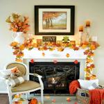 Simuliertes Ahornblatt Rattan Blumengirlande Deko Blumenranke Künstliche Pflanzen Hängend für Halloween Weihnachten Thanksgiving Hochzeit Party Dekorationen Wanddeko