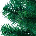 Pvc-kunstkerstboom, 150 cm, 300 takken, natuurgetrouw, kerstdecoratie, kerst, snel op te zetten, klapsysteem, moeilijk ontvlambaar en metalen standaard, groen