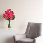 Kunstblumen wie Echt Künstliche Hortensie mit 36 Blütenköpfen Blumen Unechte Blume Künstlich Gefälschte Dekoration für Partydekoration Zuhause 0502