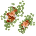 2 Stück Künstliche Hochzeitsblumendekorationen Hängende Blumenarrangements Hochzeitszeremonie Empfangsdekoration Freien