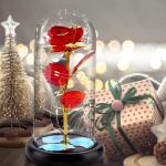 Die Schöne und das Biest Ewige Rose,Galaxy Rose Geschenk für Freundin