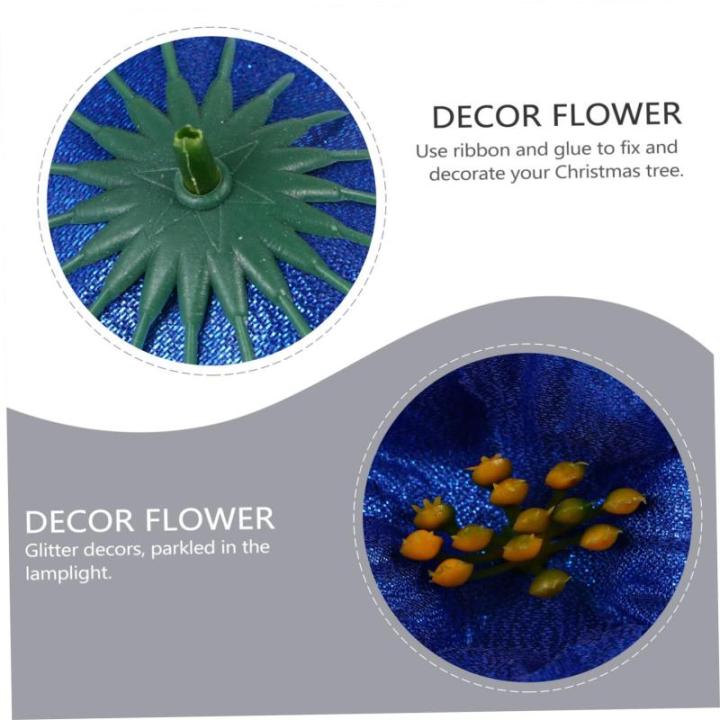 14 STK künstliche Blumen Weihnachtsbaum blumenschmuck Weihnachtsstern-Picks Rot Tür weihnachtsdeko künstliche blüten Hochzeitsdekoration Weihnachtskranz Blumen pe Blumendekor S