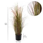 Kunstgras decoratief gras hoog, groot als echt vossenstaartgras, hoogte: 70 cm kunstgras gras grassen arrangement kunstplant kunstplant kantoor decoratie plastic planten, roze
