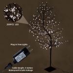 Led-lichtboom voor buiten, decoratieve boom, warm wit, koudwit, buitenverlichting, kerstboom