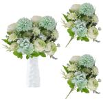 Kunstbloemen, 14 boeketten van kunstpioenrozen, kunstbloemen, kunstbloemen, kunstbloemen, voor feest, eettafel, raam, huis, bruiloftsdecoratie 1010