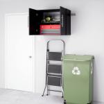 HangUps Oberer Aufbewahrungsschrank, 91,4 cm, Schwarz
