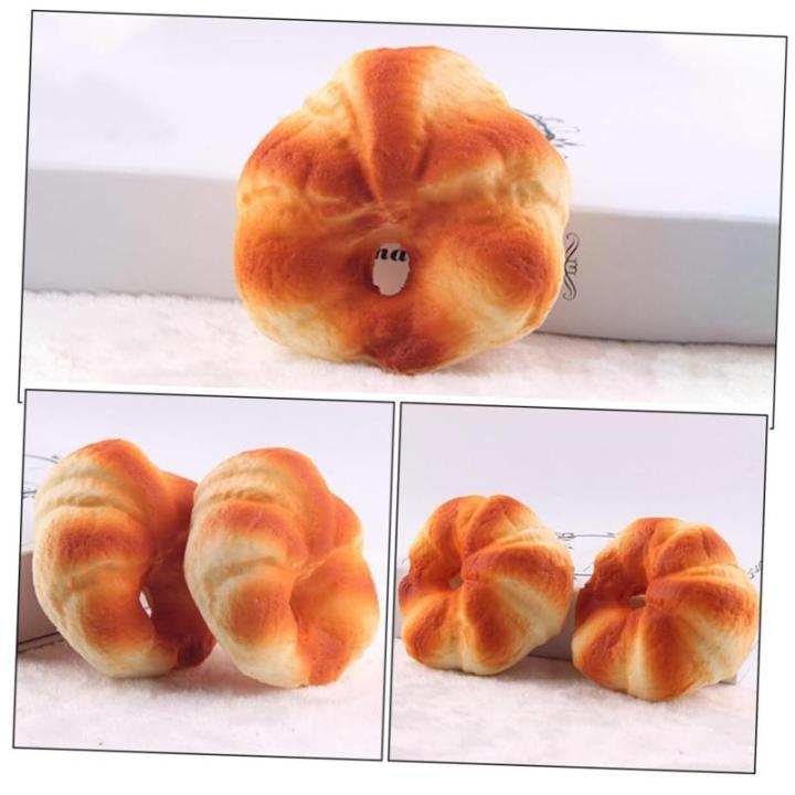 Fake Kuchen künstliche Kuchen 2 Stücke Nachahmung Flache Brot Dekorationen Für Shop Kuchen Display Prop Künstliche Kuchen Modell Prop Realistisches Essen