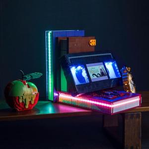Ledlichtset compatibel met Lego Disney Classic Video Tape 43227 (geen model), decoratieverlichtingsset voor Villain Icons Disney Classic videocassette, creatief speelgoed - standaa