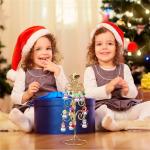 Aangepaste Familie Naam Kerstboom Kerst Sneeuwpop Familie Boom Kristal Kerstboom voor Kerst Decoratie Geschenken voor Vrouwen Vrouw Vriend Vriend, Stijl 2-2