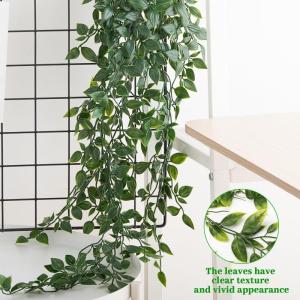 4 stuks kunsthangplanten, 55-80 cm hanger, met pot, kunststof hangende planten voor bruiloft, tuin, huis, balkon, decoratie