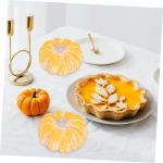 Halloween pompoenen Halloween tafelaccent kunstmatige pompoendecoratie nep mini-pompoenen porseleinen mini-pompoenen herfst keramische pompoen decor veelkleurig decor voor tafel
