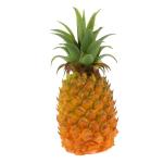 2St simulierte Ananas-Ornamente Küchensimulation Ananas realistische gefälschte Ananasornamente Ananas Attrappe für Schaufenster Kunst Ananas für Hausdekoration Spielzeug Harz