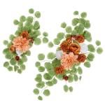 2 Stück Künstliche Hochzeitsblumendekorationen Hängende Blumenarrangements Hochzeitszeremonie Empfangsdekoration Freien