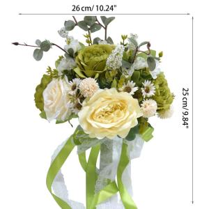Europäischer künstlicher Rosenblumenstrauß, Simulation koreanischer Hochzeitsstrauß für Valentinstag, Hochzeit, Brautfotografie