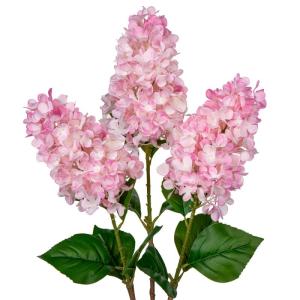 3 stuks nepbloemen hortensia roze 72,9 cm hoge kunstmatige hortensia bloemen, zijden bloemen lange steel voor bloemstuk thuis boerderij kantoor hotel decoratie
