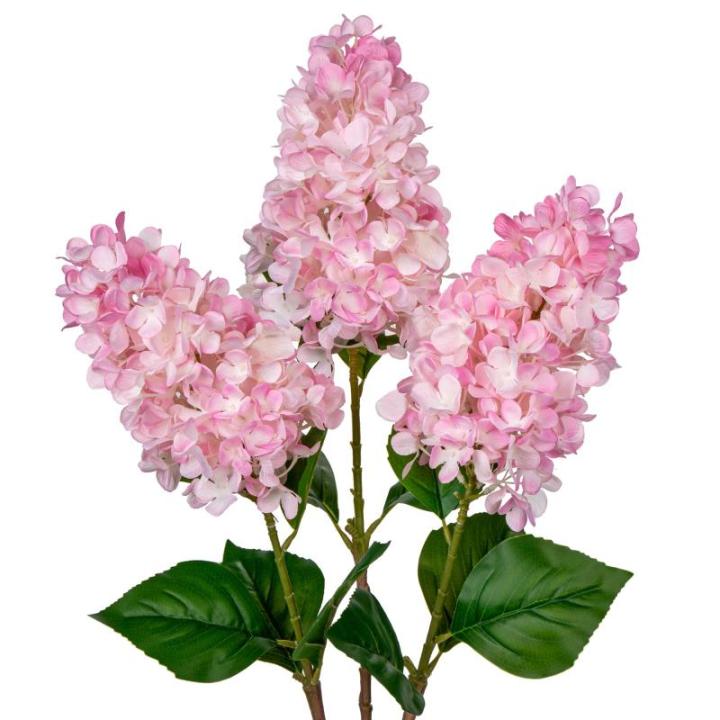 3 stuks nepbloemen hortensia roze 72,9 cm hoge kunstmatige hortensia bloemen, zijden bloemen lange steel voor bloemstuk thuis boerderij kantoor hotel decoratie