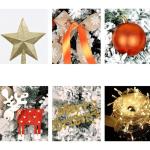 Künstlicher Baum Luxuriöser großer Weihnachtsbaum, künstlicher schneebedeckter Baum mit Metallständer, Weihnachtsbaum für Party/Schule/gewerblich