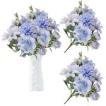 Kunstboeket, kunstbloemen zoals echte bloemen, , hortensia, bloemstukken, decoratie, kernstuk, bruiloft, boeket 1018