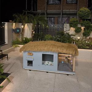 Künstliches Strohdach, Künstliche Strohrolle, Synthetisches Palmenstroh, Synthetisches Strohgrasdach, Simulation Strohdach Fliese, Für Garten Ssonnenschirm Bauernhaus Pavillon S