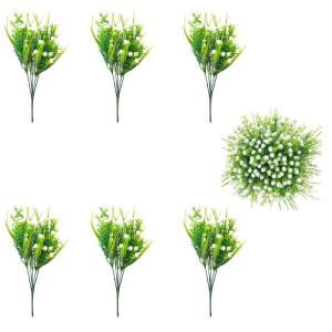 , 6 stuks, , , , , , struik, wit, voor balkon, tuin, huwelijksaanzoek, decoratie, kantoor, raam, bruiloft, buiten binnen